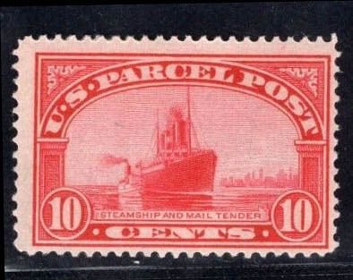 MOMEN: US STAMPS #Q6 10c PARCEL POST MINT OG NH $90 LOT #84289-6