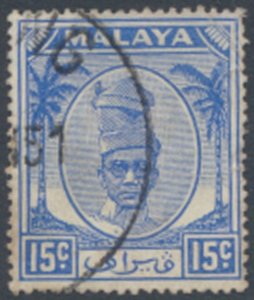 Perak  Malaya  SC#  112 Used  see details & scans