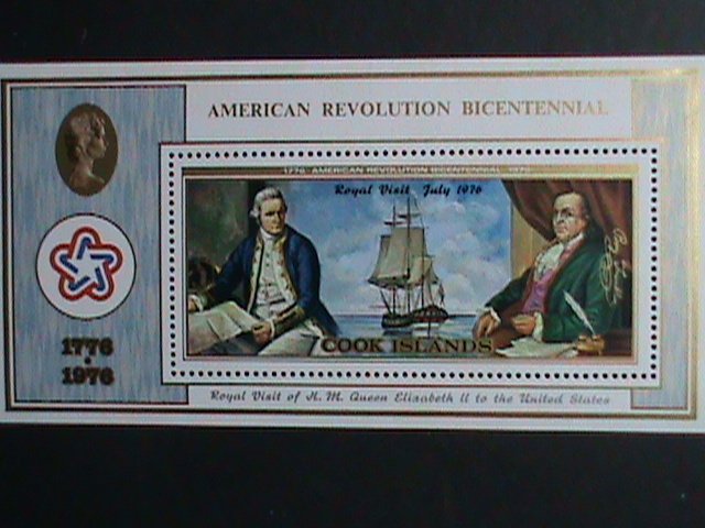 Cook Islands Stamp-1976 SC#447 American Revolution Bicentenary MNH-S/S sheet