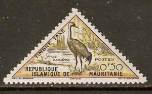 Mauritania   #J27  MLH  (1963) 