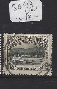 NIUE   (PP0310B) 1/-   COMMEM  SG 43   VFU