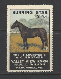 Vintage Valley View Farm, Menomonee, WI - Promotional Poster Stamp (AW12)