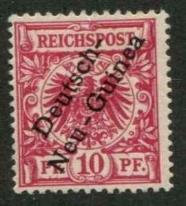 German New Guinea SC# 3  O/P on issue of Germany 10pf MH