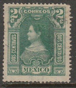 MEXICO 311, 2¢ INDEPENDENCE CENTENNIAL 1910 COMMEM UNUSED, NG. F-VF