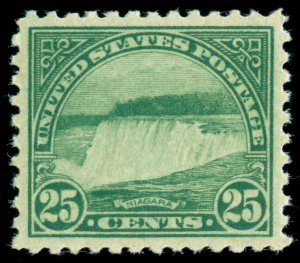 MOMEN: US STAMPS #568 MINT OG LH PSE GRADED CERT GEM-100