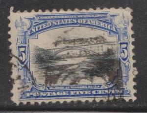 USA Scott # 297 - Used - 5 Cent Pan American Exposition Issue