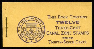 United States Possessions, Canal Zone #117a Cat$120 (for booklet panes), 1934...