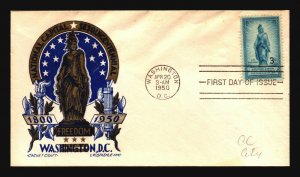 US sC# 989 FDC / Staehle Cachet  - L4325