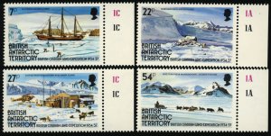 BRITISH ANTARCTIC TERRITORY Sc 121-24 VF/MNH -Graham Exped 1934-37-COMPLETE SET