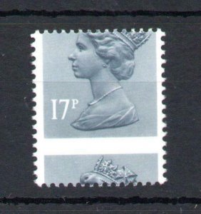 17p MACHIN UNMOUNTED MINT + PERFORATION SHIFT