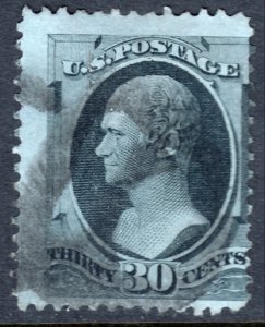 #165 Used, Ave-F, Wide stamp (CV $135 - ID25073) - Joseph Luft