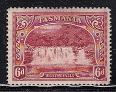 Tasmania 1899-1900 MH Sc 93 6p Dilston Falls Re-entry/hairlines across top