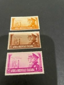 Italian East Africa sc 34,35,38 MHR