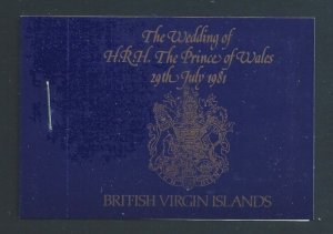 Virgin Islands #406-8 NH Royal Wedding Booklet