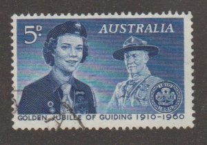 Australia 335  Golden Jubilee of Guiding