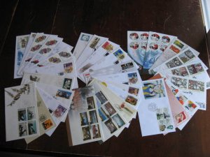 Canada FDC collection most of the year 2003, 31 FDCs in total in this lot