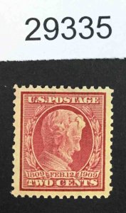 US STAMPS #367 MINT OG NH XF LOT #29335