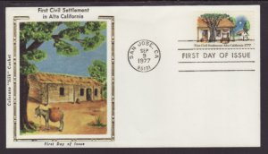 US 1725 Alta,CA 1977 Colorano U/A FDC