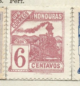 Honduras 1898 Early Issue Fine Mint Hinged 6c. NW-173844