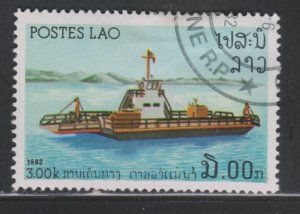 Laos 397 River Vessels 1982