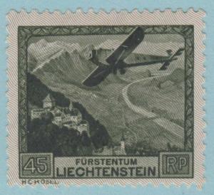 LIECHTENSTEIN C5 AIRMAIL  MINT HINGE REMNANT OG * NO FAULTS VERY FINE! - LFQ