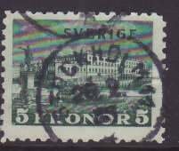 Sweden-Sc#229- id7-used 5k Royal palace-1931-