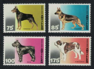 Neth. Antilles Dogs 4v 1995 MNH SG#1151-1154