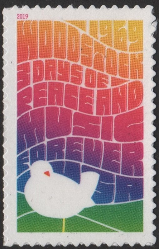 SC#5409 (55¢) Woodstock Single (2019) SA