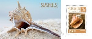 SOLOMON IS. - 2014 - Seashells - Perf Souv Sheet - Mint Never Hinged