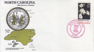 1989 United States North Carolina (Scott 2347) Gamm UO Wanchese FDC