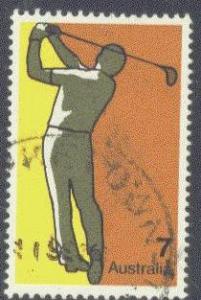 AUSTRALIA  592 USED 1974 SPORTS-GOLF