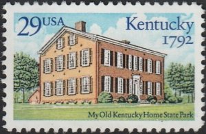USA #2636 1992 29c My Old Kentucky Home USED-VF-NH.
