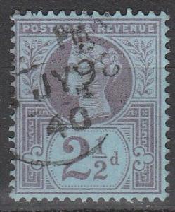 Great Britain #114  F-VF Used CV $3.50 (S2381)