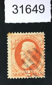 US STAMPS # 183 USED LOT #31649