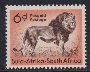 South Africa # 207, Lion, Hinged