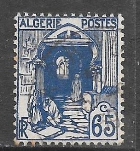 Algeria 53: 65c Street in Kasbah, Algiers, used, F