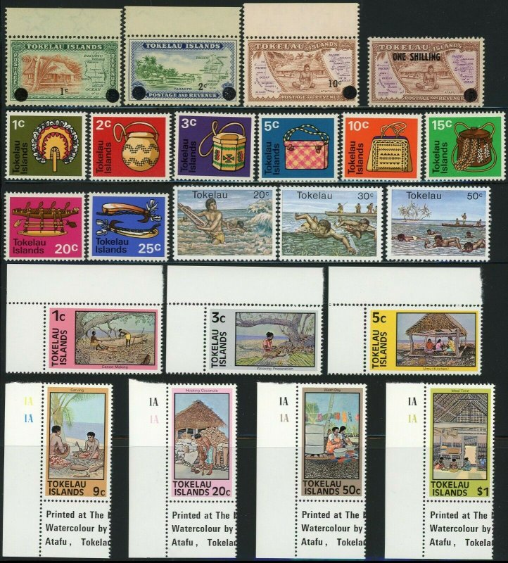 TOKELAU Islands Postage Stamp Collection Mint NH OG