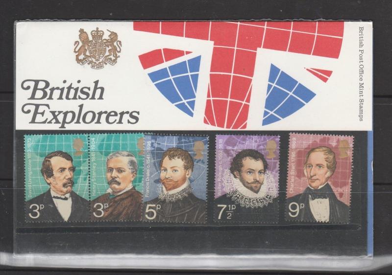 GB Pres packs, 1973 Explorers