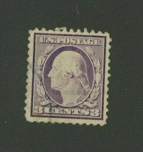 US 1917 3c light violet Washington, Scott 501 used, Value = 40c