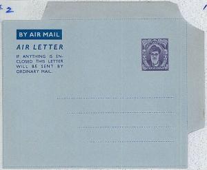 36337   ZANZIBAR - POSTAL STATIONERY Aerogramme : KESSLER catalogue # 2 - 1953