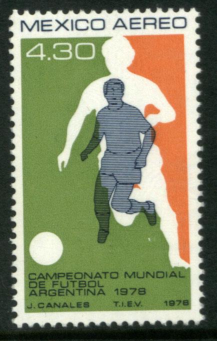 MEXICO C567 $4.30 World Cup Soccer Champ. Argentina. MINT, NH. VF.