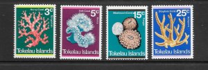 CORAL - TOKELAU  #37-40  MNH