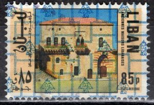 Lebanon; 1978: Sc. # C780: Used Ovpt. Single Stamp