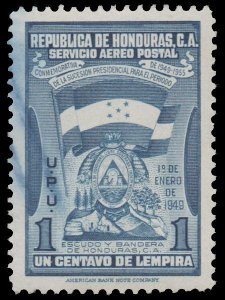 HONDURAS AIRMAIL STAMP 1949. SCOTT: C170. USED. # 5