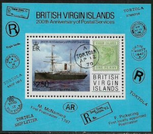 Virgin Is #594 MNH S/Sheet - Postal Service