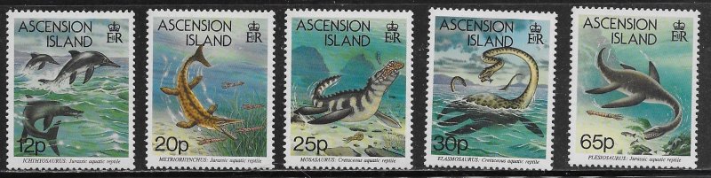 Ascension Scott #'s 575 - 579 MNH