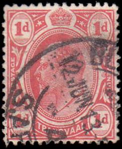 Transvaal Scott 282 Edward VII Used