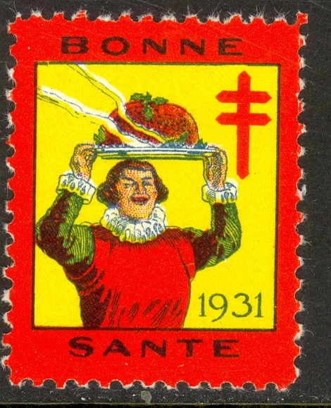 CANADA 1931 CHRISTMAS SEAL French Language Green No. 10 MNH