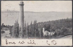 TASMANIA 1905 postcard Hobart to Launceston - Shot Tower...................53734