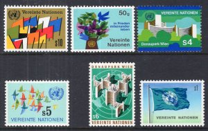 UN Vienna 1-6 MNH VF